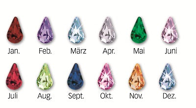 Bague personnalisée "Birthstone Swirl" (pierre de naissance)