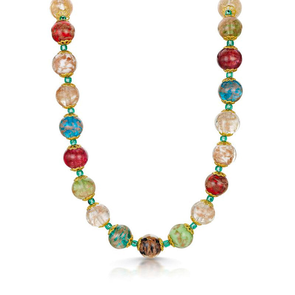 Collier mystique en verre de Murano