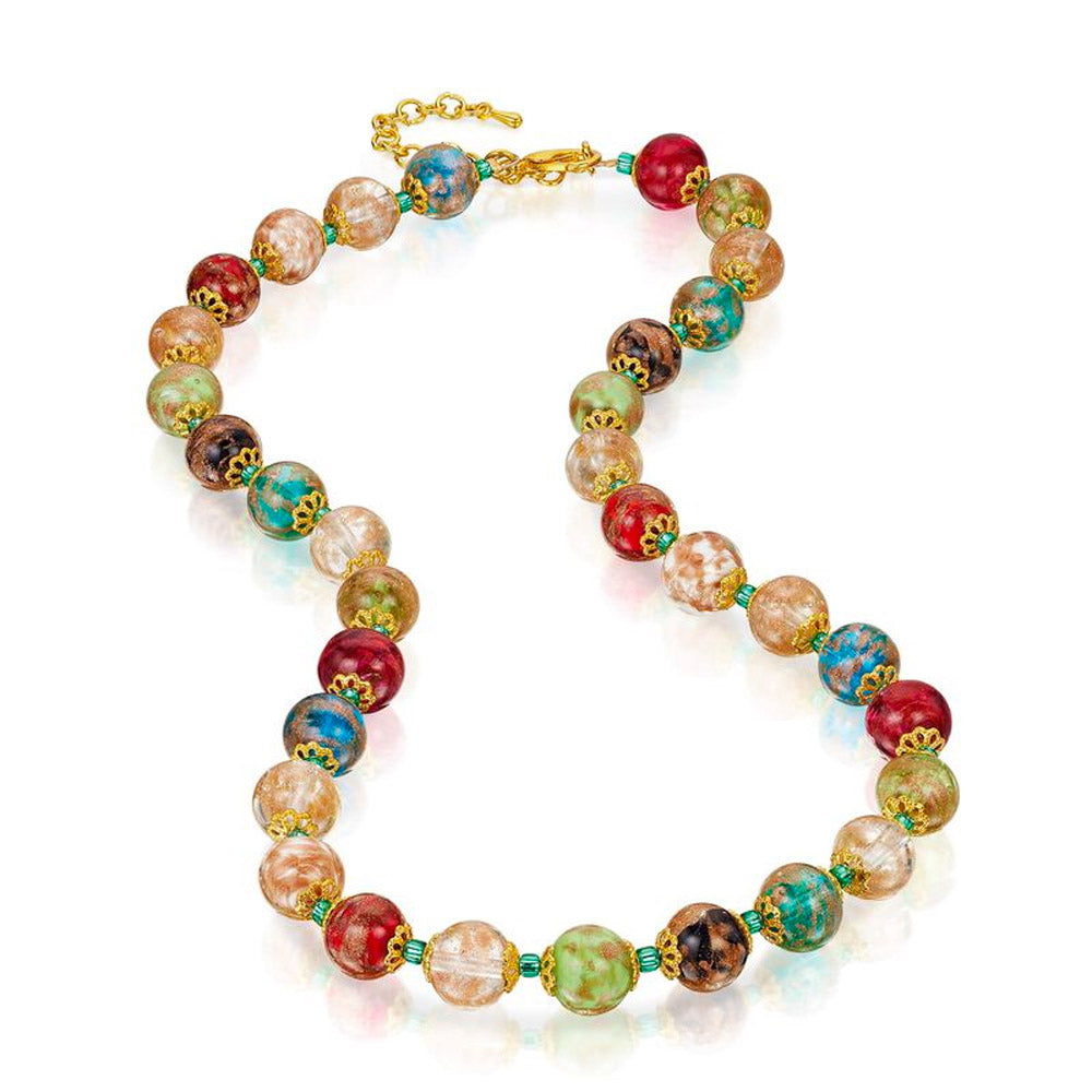 Collier mystique en verre de Murano