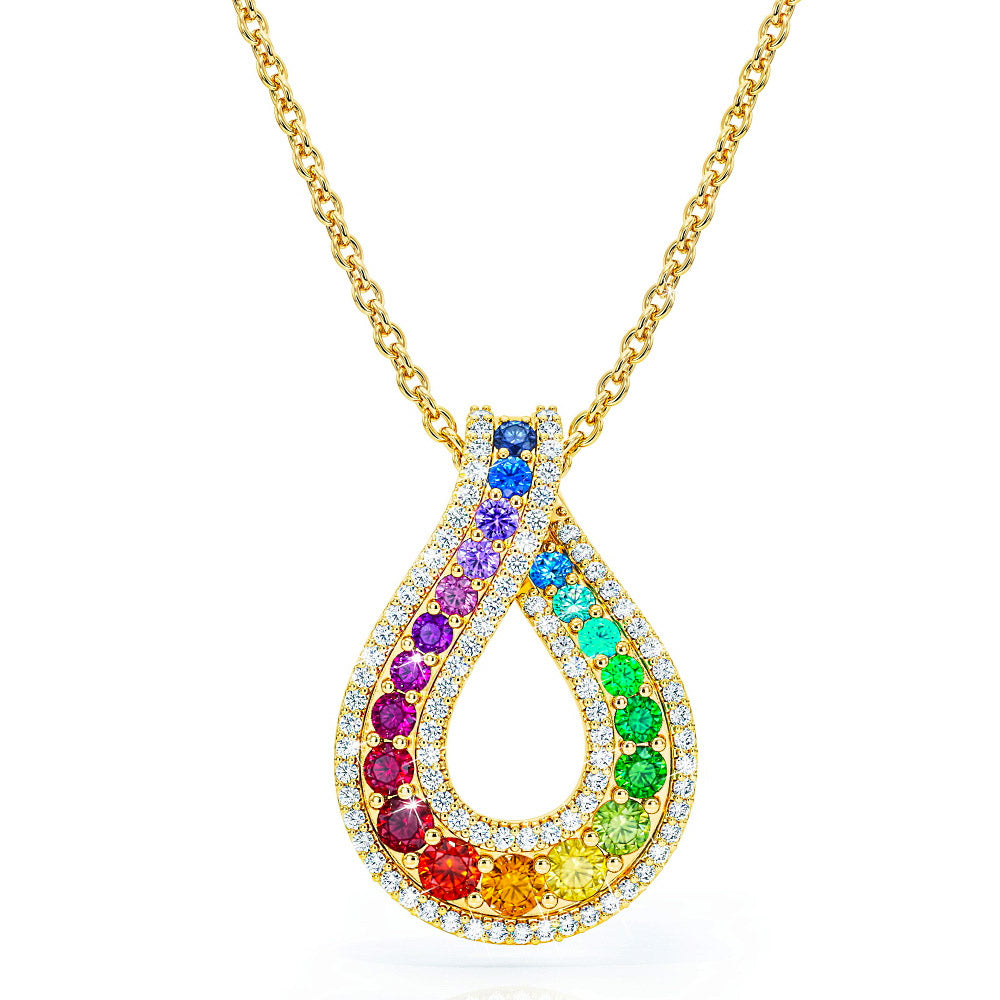 Pendentif arc-en-ciel